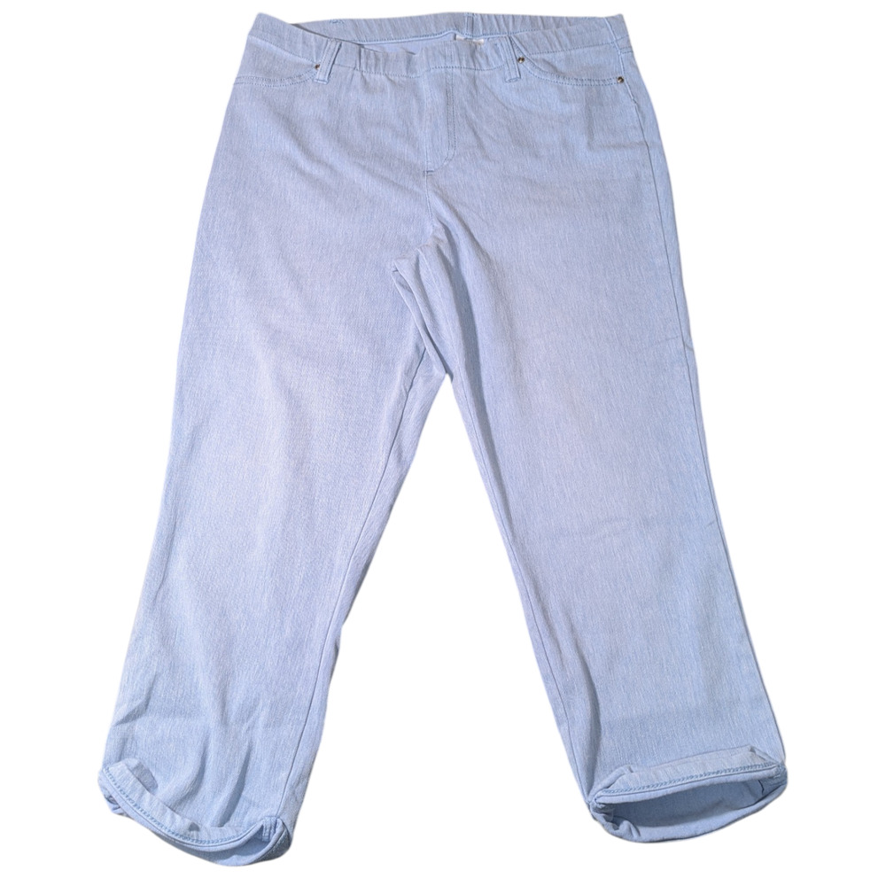 Time And Tru - Light Blue Stretchy Pants - Size L 12-14 - Great Condition